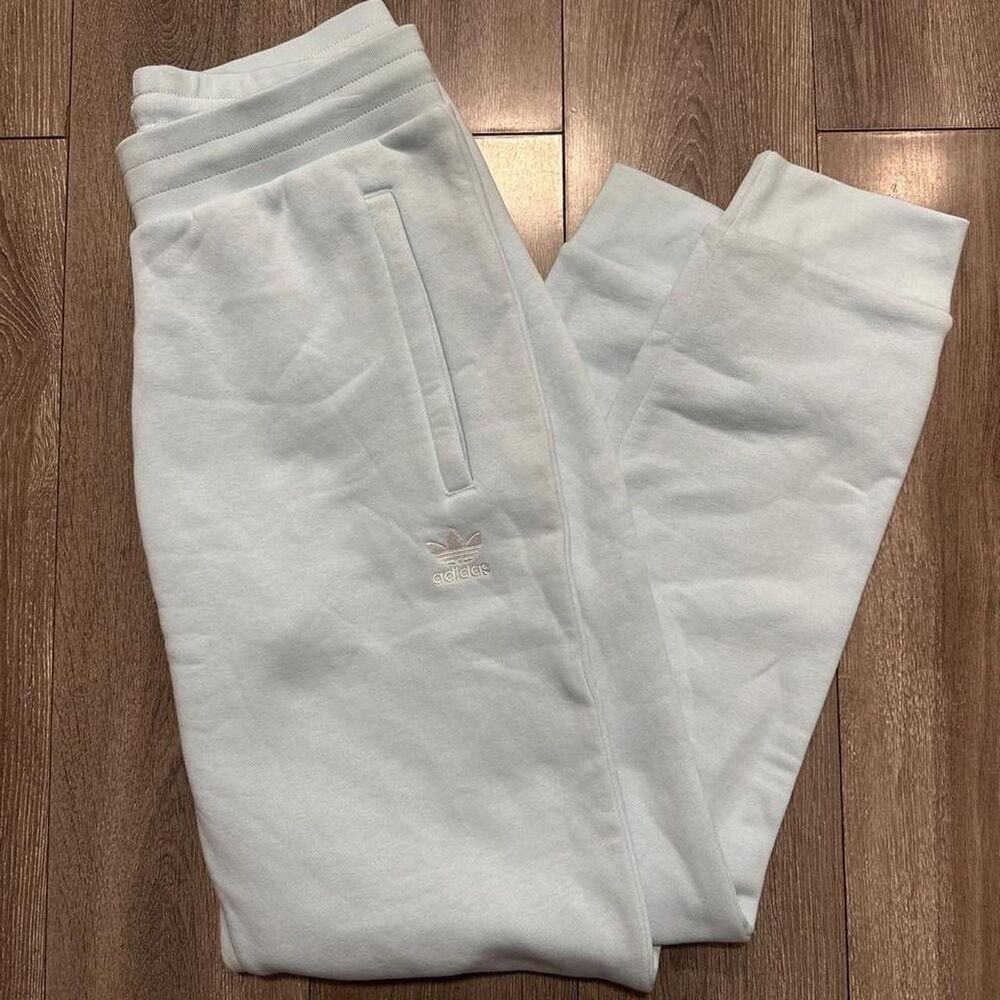 Adidas Women's Blue and White Joggers-tracksuits